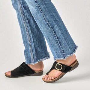 Dansko NEW Rylee Women’s Sandals In Black Suede Sz.36/5.5-6US Boho Summer Chic